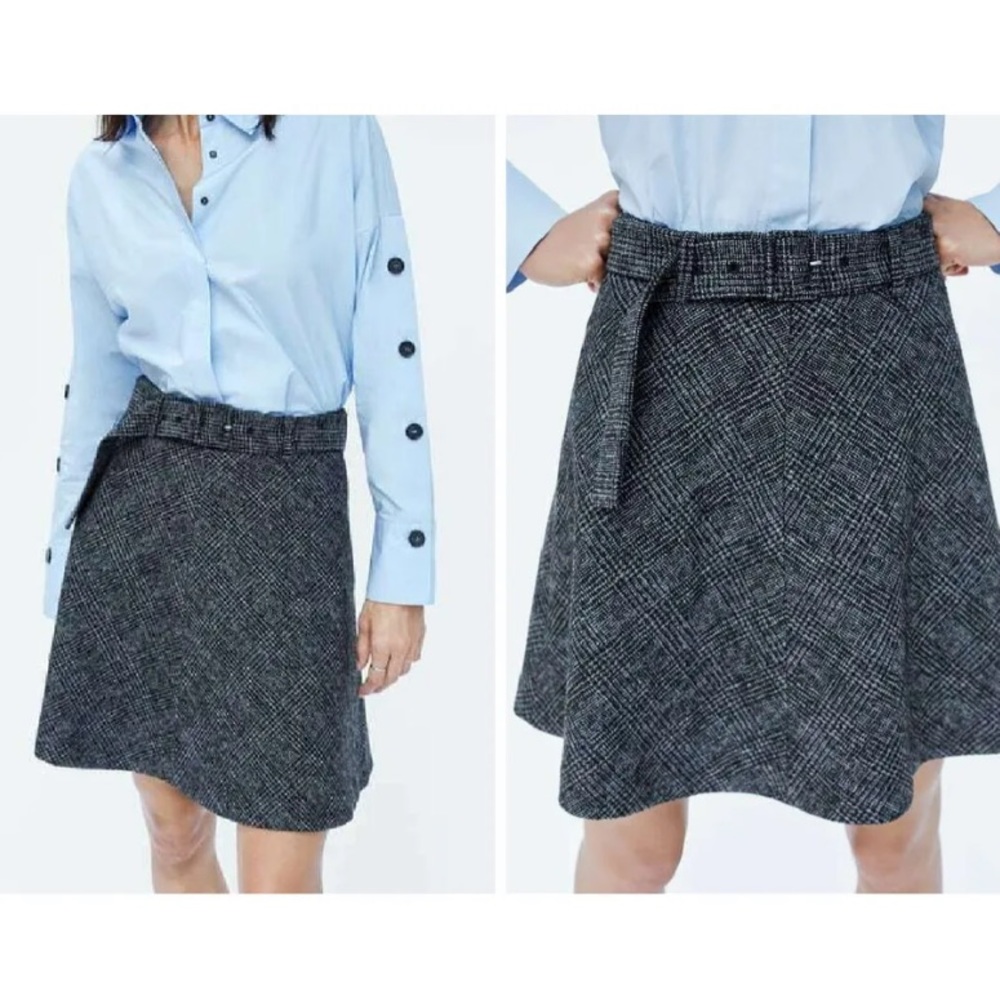 Zara Woman Tweed Skirt